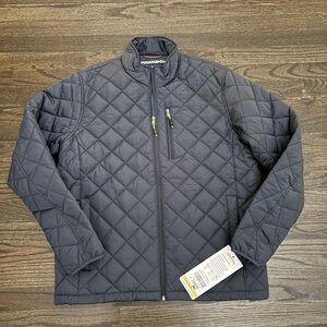 NWT Hawke & Co Men's Navy Blue HK Quilted Heritage Puffer Jacket in Size Medium